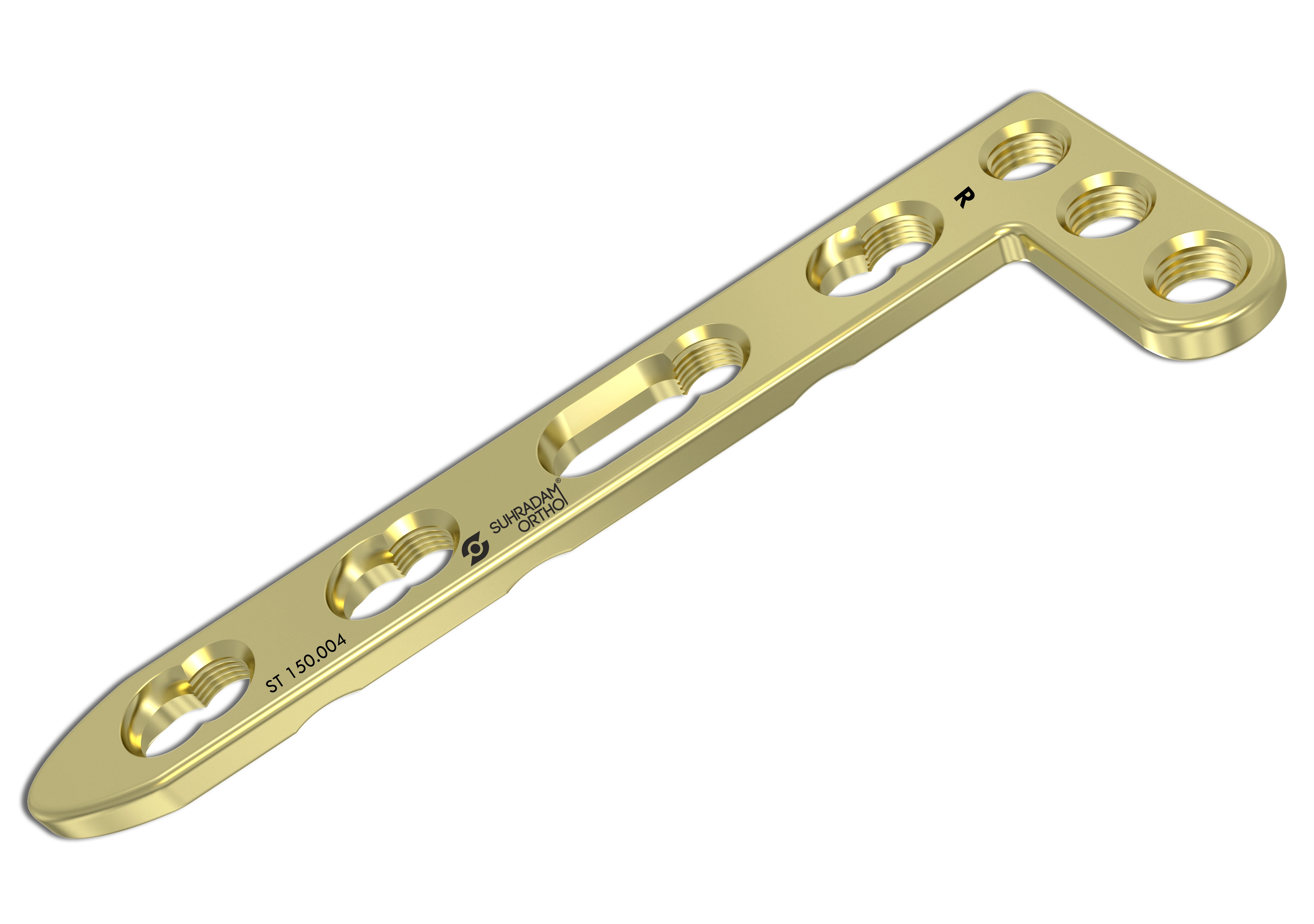 2.4/2.7 mm LCP Dorsal Distal Radius Plate Head 3 Hole product image