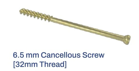 6.5 mm Cancellous Screw, 32 mm Thread product image