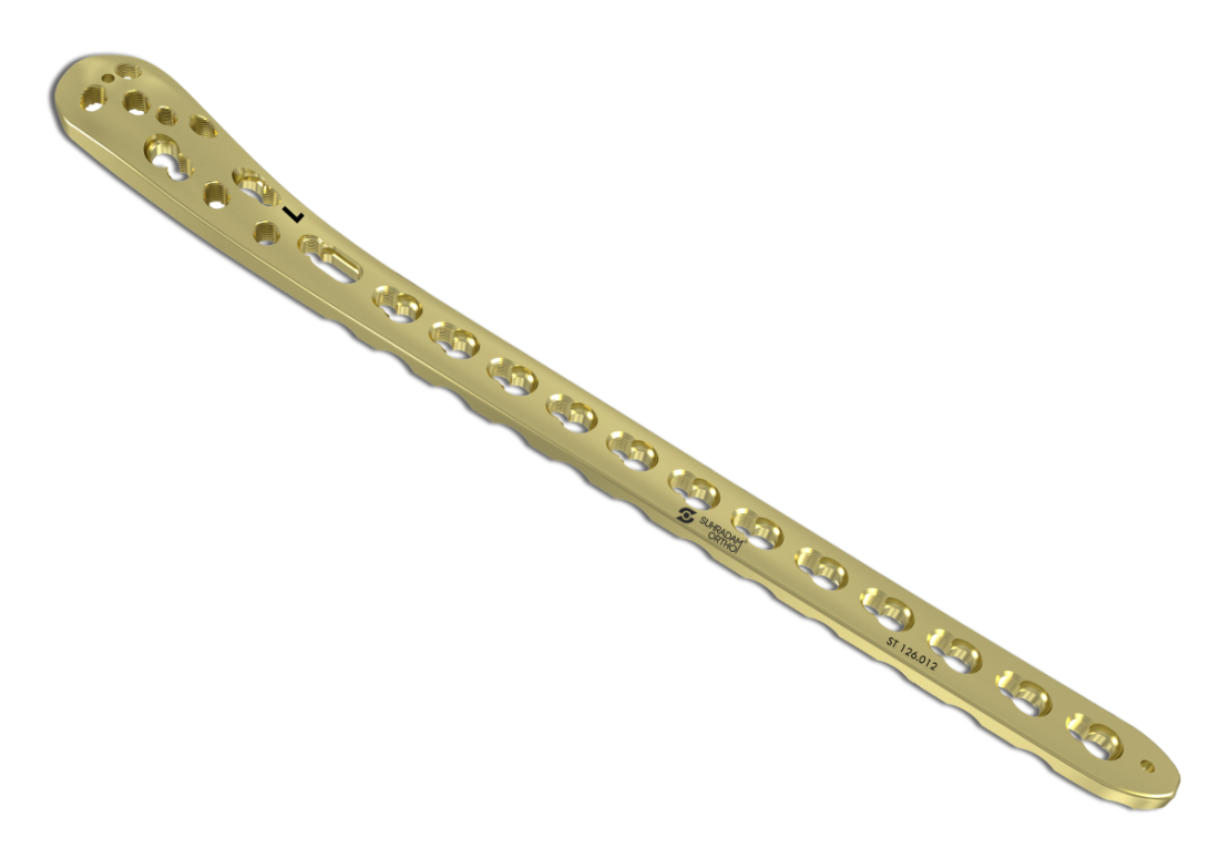 3.5 mm LCP Medial Distal Tibia Plate (Low Bend) product image
